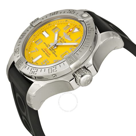 breitling avenger ii seawolf yellow dial|Breitling Avenger 2 seawolf.